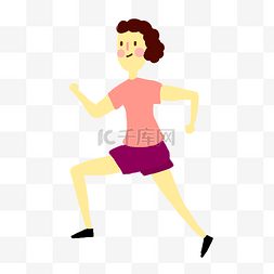 跑步健身运动的女孩