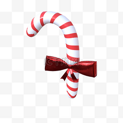 圣诞节海报广告图片_圣诞节立体红色棒棒糖