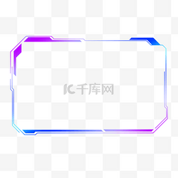 高科技边框ui图片_科技元素边框高清图