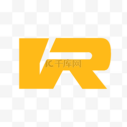 vr图标图片_VR黄色图标科技