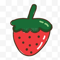 新鲜的草莓水果图片_红色的草莓 