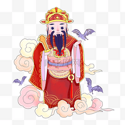 福禄寿喜天官赐福中国传统神仙祝