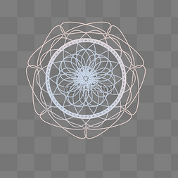 对称镂空图案图片_捕梦网梦幻星辰对称底纹图案元素