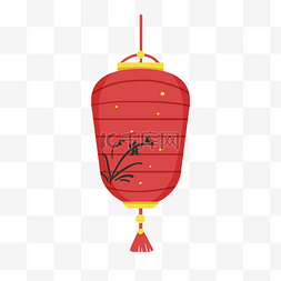 中国风红色异形灯笼