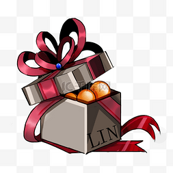 礼物赠送彩带礼盒箱子