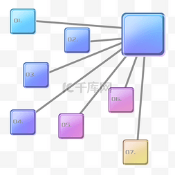 汇总的介绍图表插画