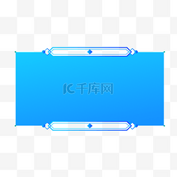 千库电商图片_扁平蓝色促销标签