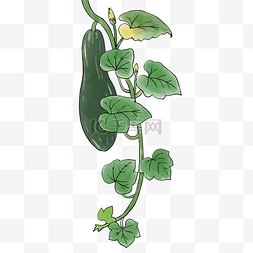 新鲜时蔬字体图片_手绘植物有机蔬菜墨绿色瓜田园时