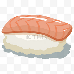 新鲜水鱼图片_肉质新鲜生鱼片寿司