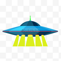 手绘飞船素材图片_卡通手绘宇宙飞船飞碟