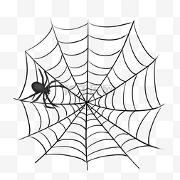 卡通蜘蛛网图片图片_蜘蛛爬网手绘素材