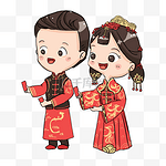 中式婚礼爱人夫妻红包