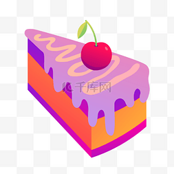 立体蛋糕图片_2.5D立体蛋糕轴测图