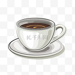 咖啡矢量图片_浓香的咖啡矢量素材