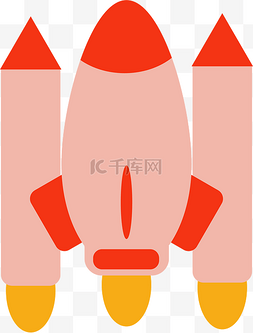 宇宙飞船png图片_飞向太空的火箭