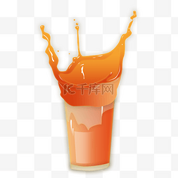水果果汁飞溅图片_果汁飞溅的萝卜汁