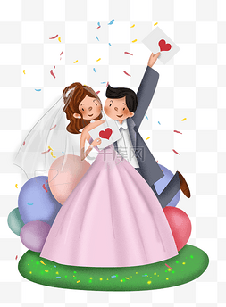新娘新郎西式图片_婚礼季爱情西式婚礼