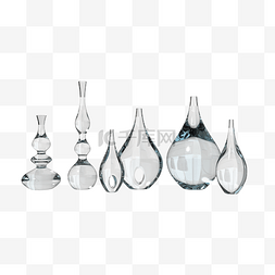 的水晶瓶图片_透明的玻璃饰品摆件