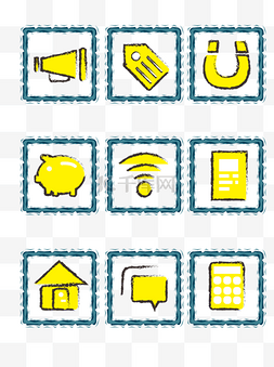 简约创意日常商用物品小图标元素