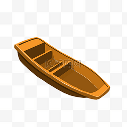 木船diy图片_黄色的木船 