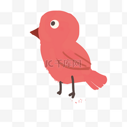 动物爪子卡通图片_彩色可爱小鸟元素