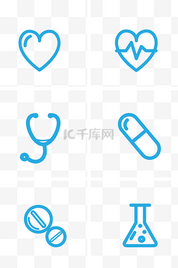 简洁简约海报图片_医疗办公商务扁平化素材