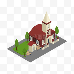 房屋模型效果图图片_欧式建筑模型