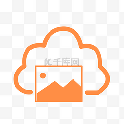 计算机云图片_照片云服务图标
