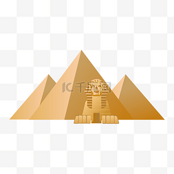 埃及风地毯图片_地标建筑埃及金字塔