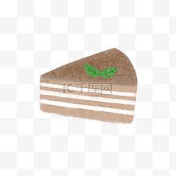 味蛋糕图片_巧克力味蛋糕PNG