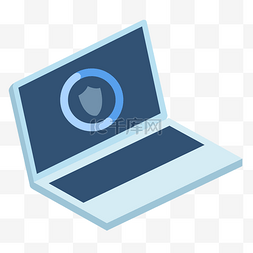 蓝色笔记本电脑图片_ 笔记本电脑 