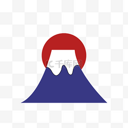 日本旅游矢量图片_矢量富士山