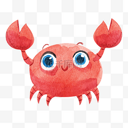 红色的螃蟹 