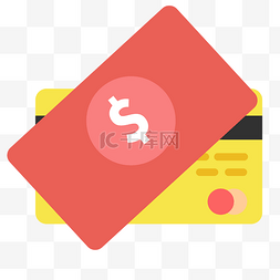 分期付款轻松购图片_扁平化VIP会员卡信用卡刷卡