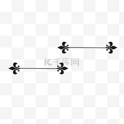 间隔线素材图片_黑色直线线条