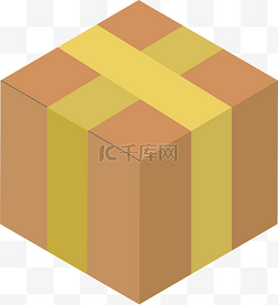 纸盒矢量图图片_运输纸箱矢量卡纸瓦楞纸包装盒
