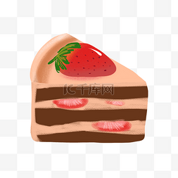 夹层草莓蛋糕
