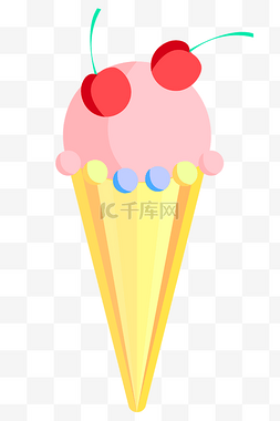 樱桃冰淇淋图片_ 樱桃冰淇淋 