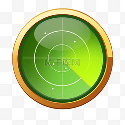 绿色雷达图片_矢量绿色雷达图