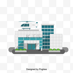 卡通装饰建筑图片_矢量卡通手绘建筑装饰元素