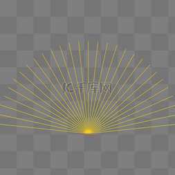 光图片_金色放射光芒