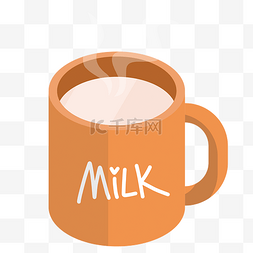 冒气的杯子图片_冒着热气的冬季饮品牛奶
