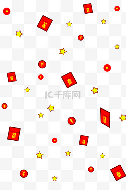 手绘红包插画图片_手绘新年红包背景