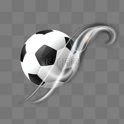 足球光带图片_白色的特效光带世界杯足球