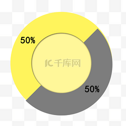 数据占比图图片_彩色圆环数据