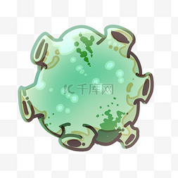 绿色瓦斯球细菌 