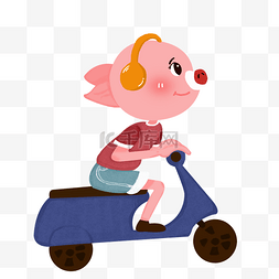 猪年形象图片_卡通猪年形象设计元素