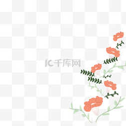 花边浪漫图片_水彩花边框