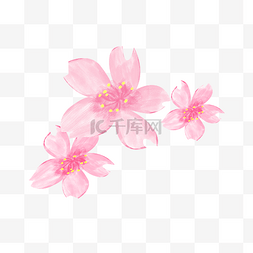 粉色花朵矢量图下载
