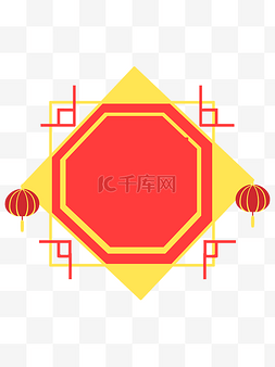 新年祥云纹理图片_创意中国风中式手绘边框